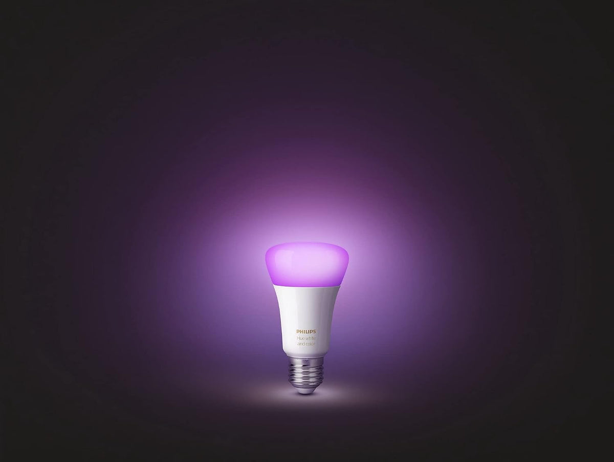 Philips Hue White & Color Ambiance E27 Doppelpack, bis zu 16 Mio. Farben, dimmbar, steuerbar via App, kompatibel mit Amazon Alexa (Echo, Echo Dot)