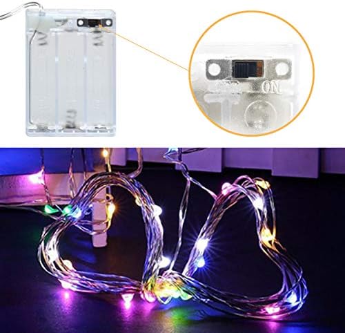 cshare Halloween Deko Lichterkette, Herbst lichterkette, 16.4ft/5m 50LEDs Orange Fall Fairy Lichter,Halloween Dekorationen String IP65 wasserdicht Zelt Lichter für kürbis Dach Fenster Party(Orange)