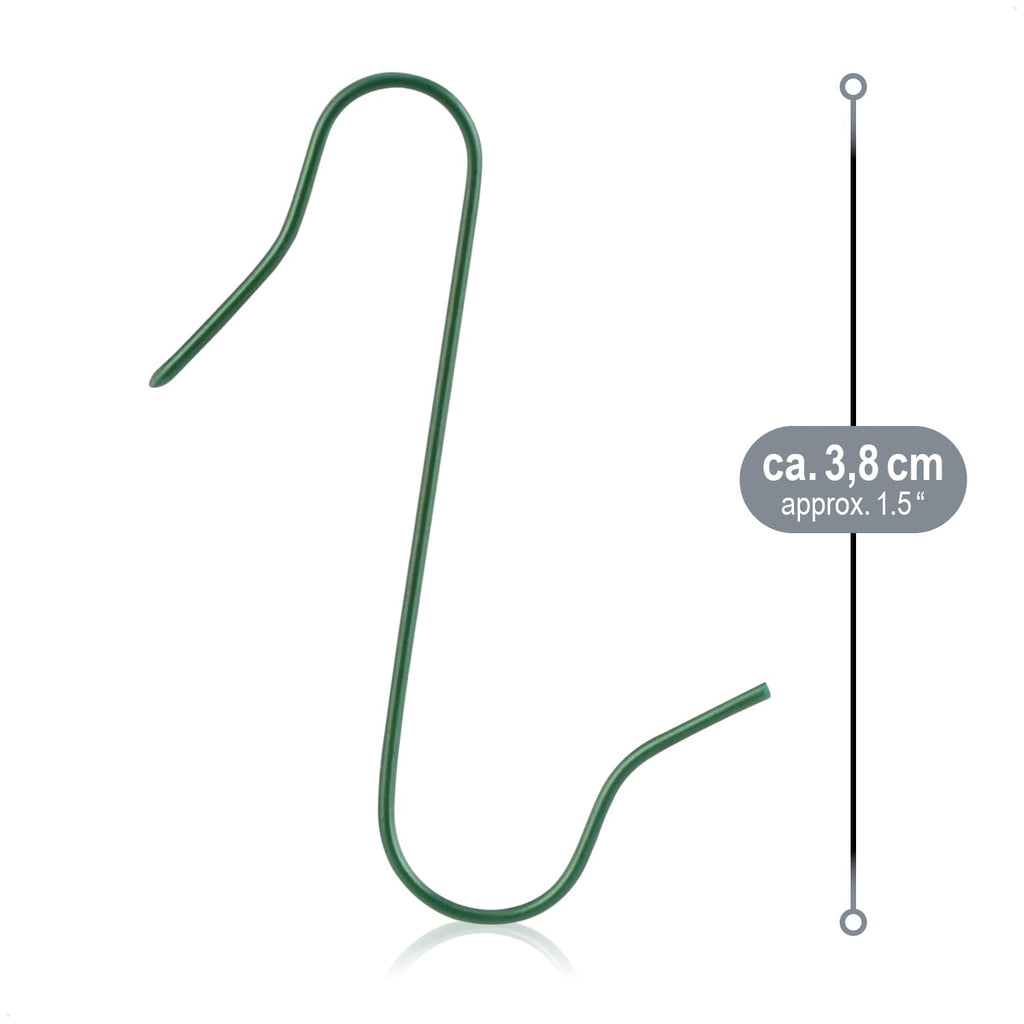 com-four® 300x Haken für Weihnachtsbaumschmuck, Schnellaufhänger