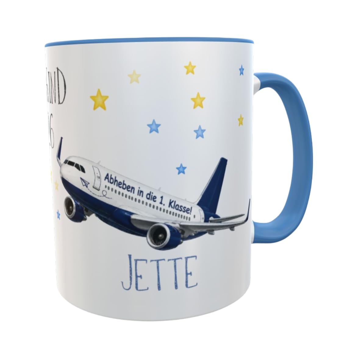 Namenstasse Personalisierte Einschulung Tasse Schulkind 2026 Polizei Motiv mit Wunschname 330ml Keramik spülmaschinenfest Geschenk Schultüte (Feuerwehr)