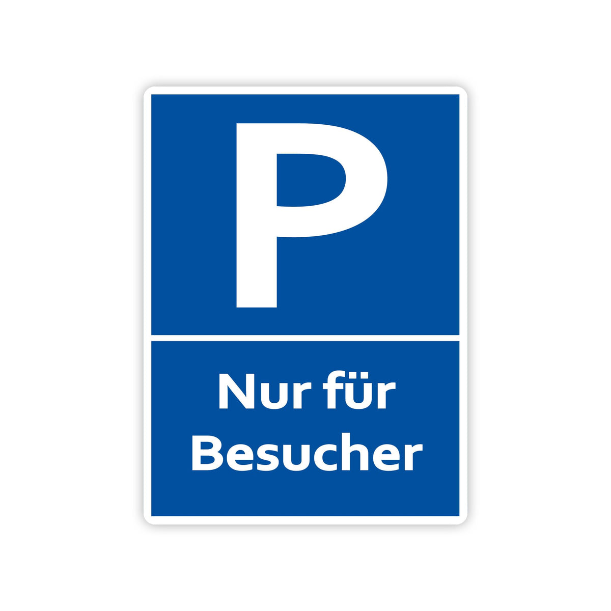 STROBO XXL PVC-Schild "Feuerwehrzufahrt" 40 x 30 cm mit UV-Schutz