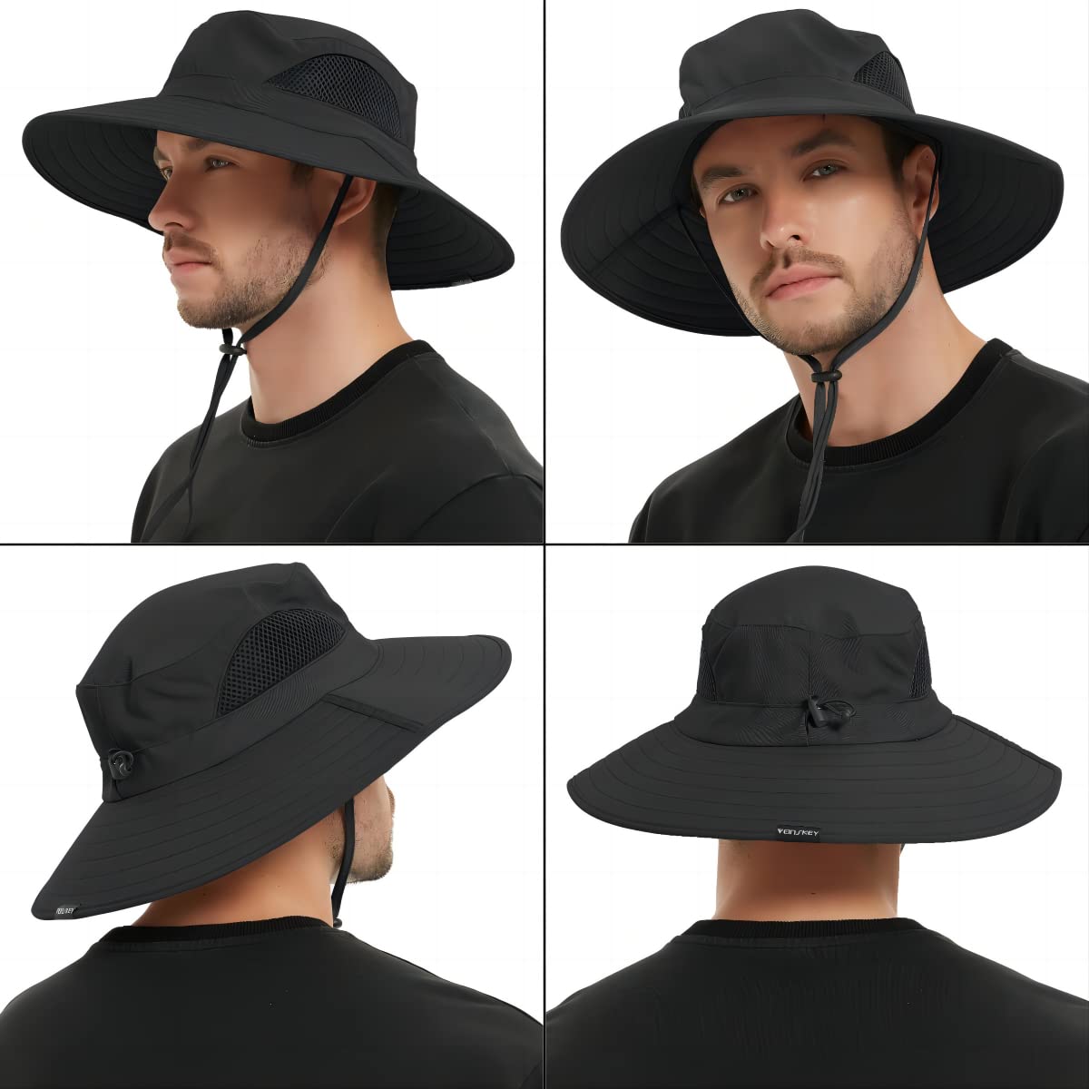 EINSKEY Breitkrempe Sonnenhut, wasserdichter Buschhut für Damen und Herren