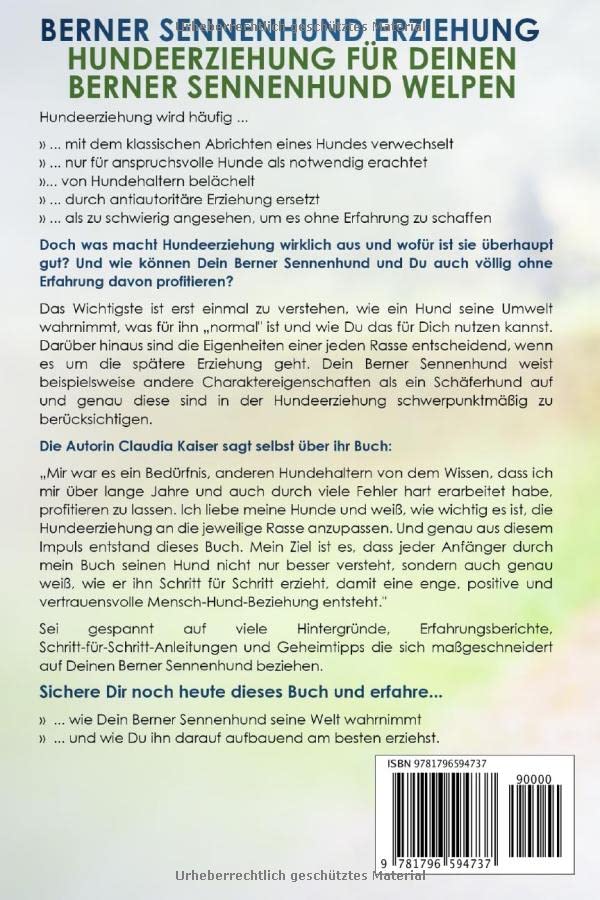 Berner Sennenhund Erziehung: Hundeerziehung für Deinen Berner Sennenhund Welpen