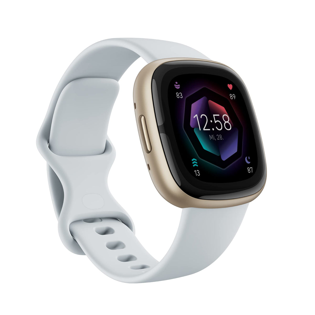 Google Fitbit Sense 2 – Smartwatch Damen / Herren – Fitnessuhr mit integriertem GPS und Telefonfunktion – Fitness-Tracking mit Stressmanagement, EKG und Schlafanalyse – kompatibel mit Android/iOS