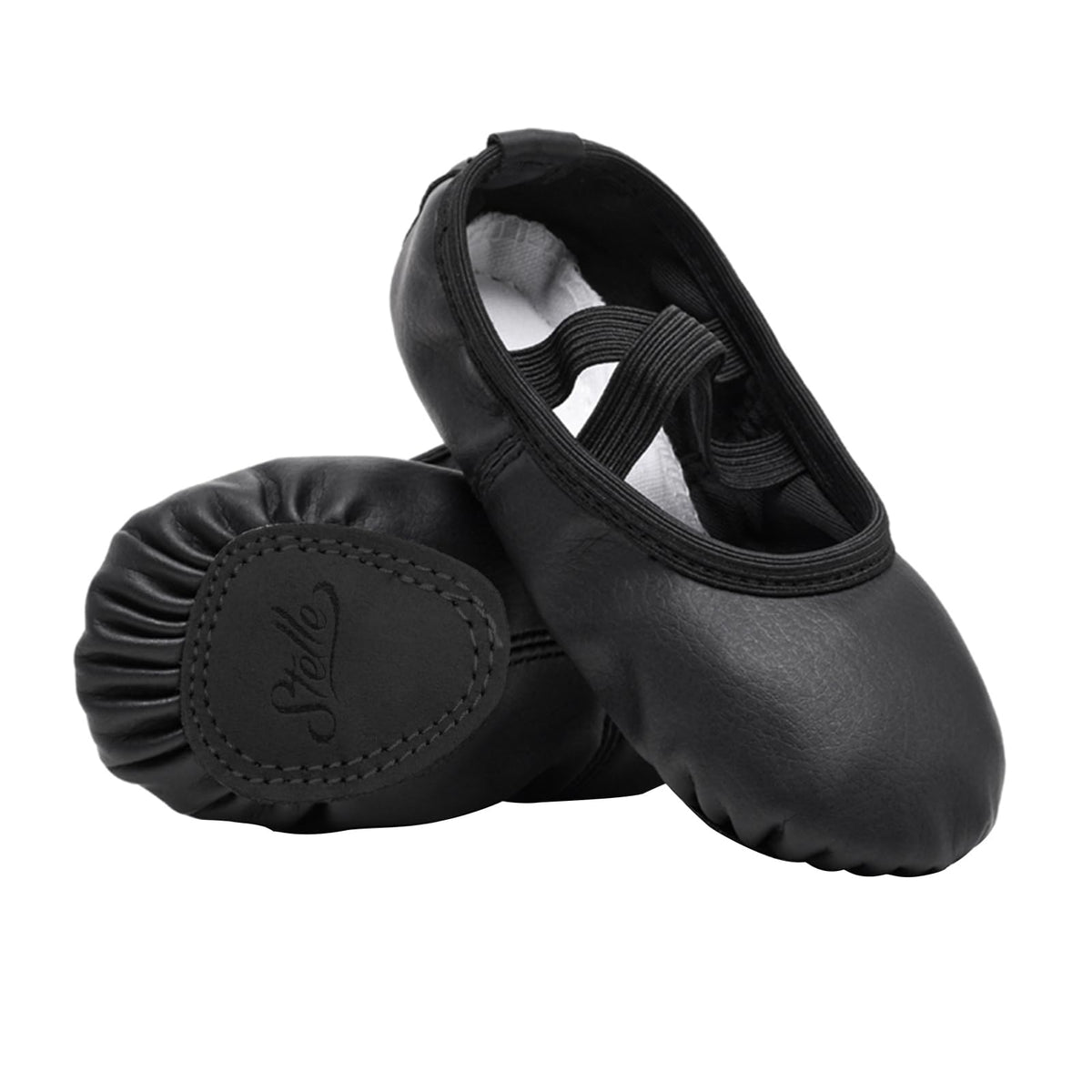 Stelle Ballet Shoes for Girls Toddler Soft Leather Split Sole
