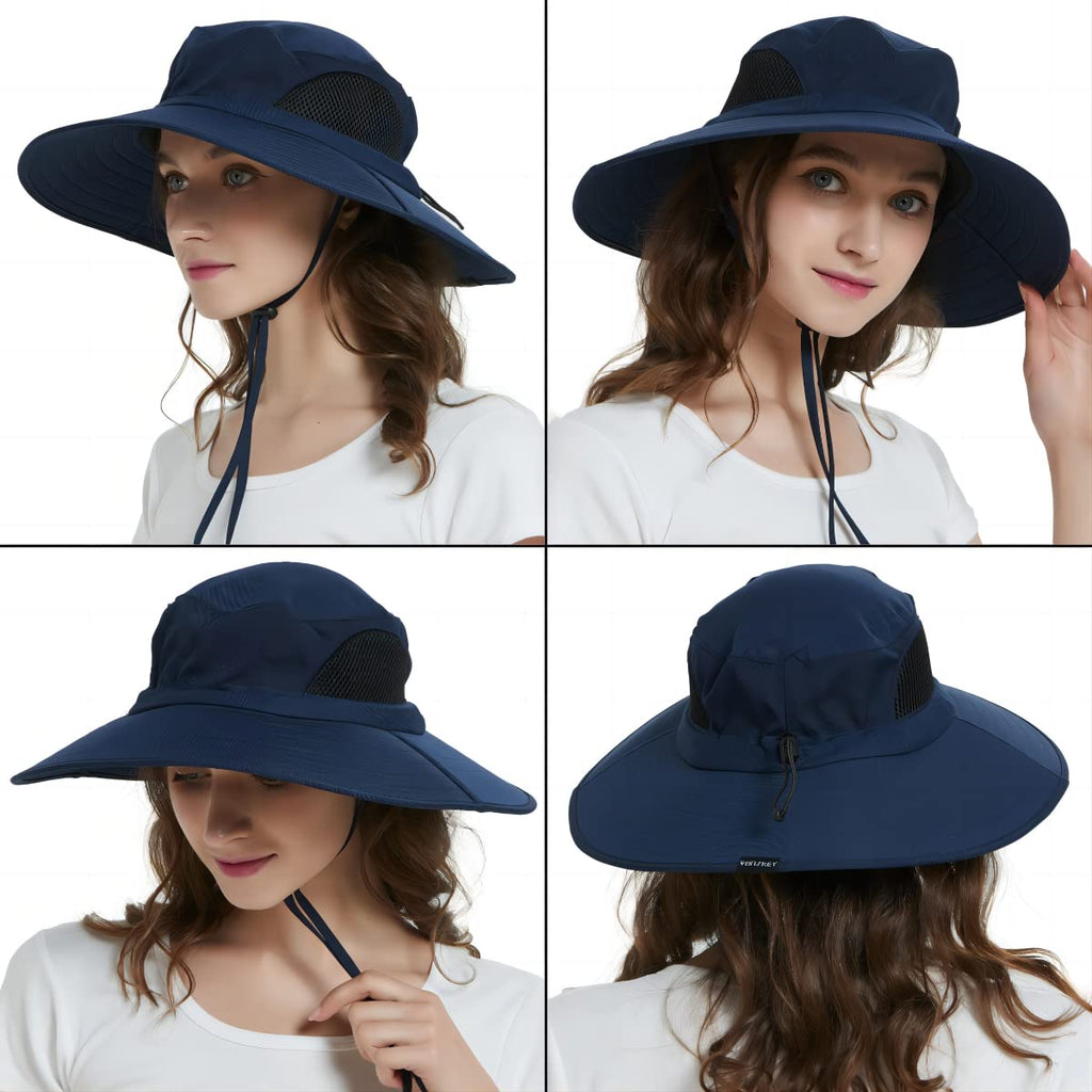 EINSKEY Breitkrempe Sonnenhut, wasserdichter Buschhut für Damen und Herren