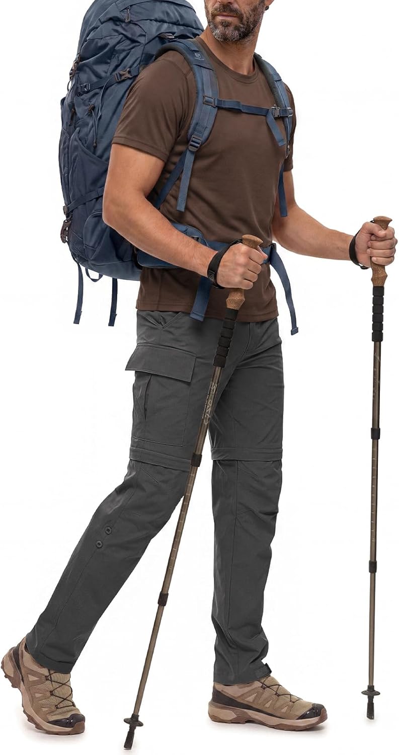 Wespornow Wanderhose Herren Zip-Off: 3 in 1 Atmungsaktiv für Trekking