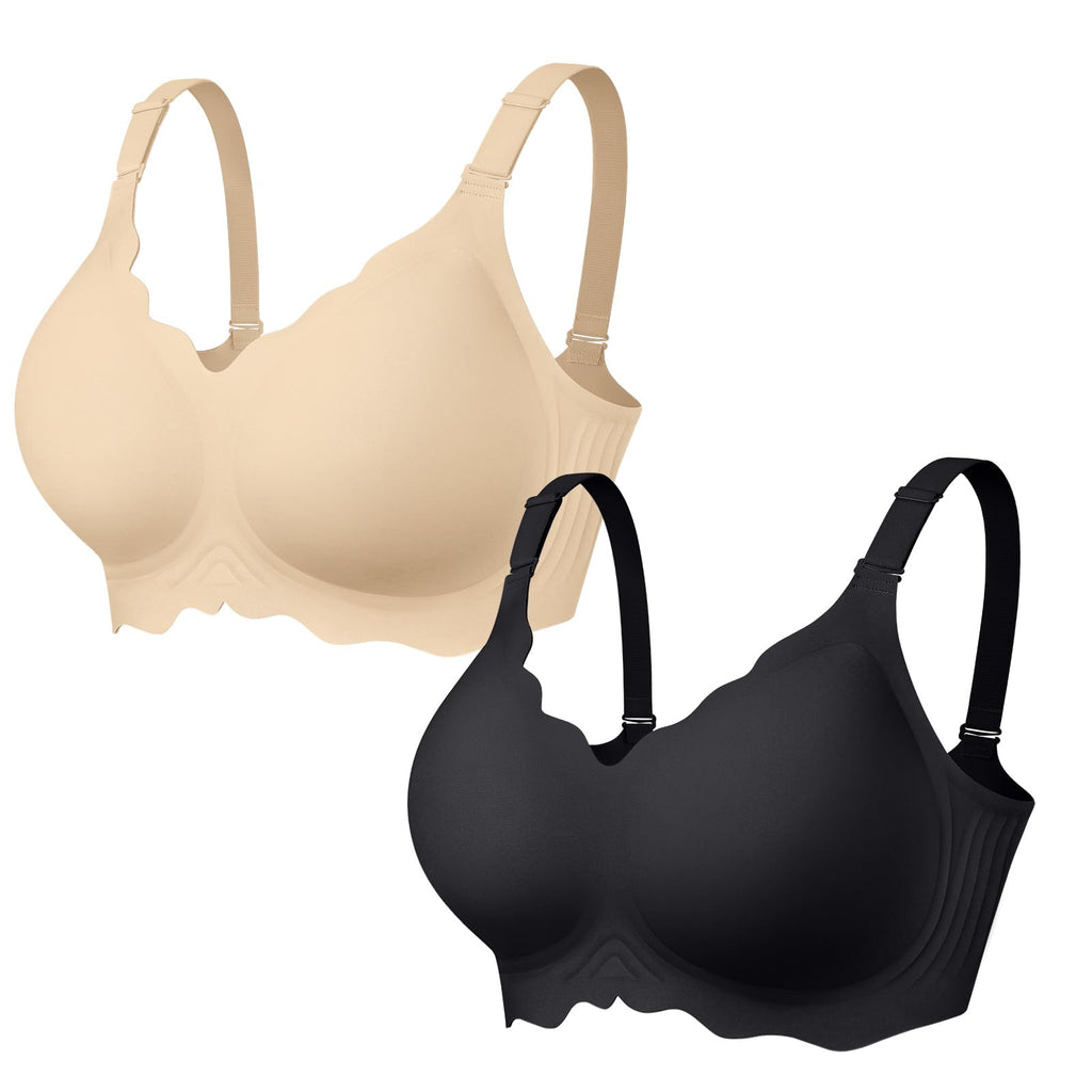 OEAK Women Value Series Jelly Bras Wireless Pushup Convertible Bra
