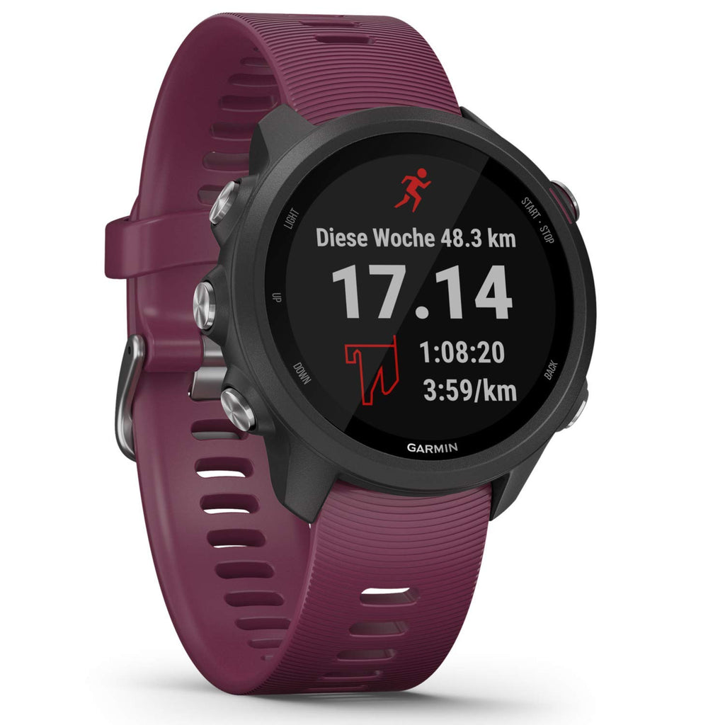 Garmin Forerunner 245 – GPS-Laufuhr mit individuellen Trainingsplänen, speziellen Lauffunktionen und detaillierter Trainingsanalyse. 1,2" (3 cm) Farbdisplay (Generalüberholt)