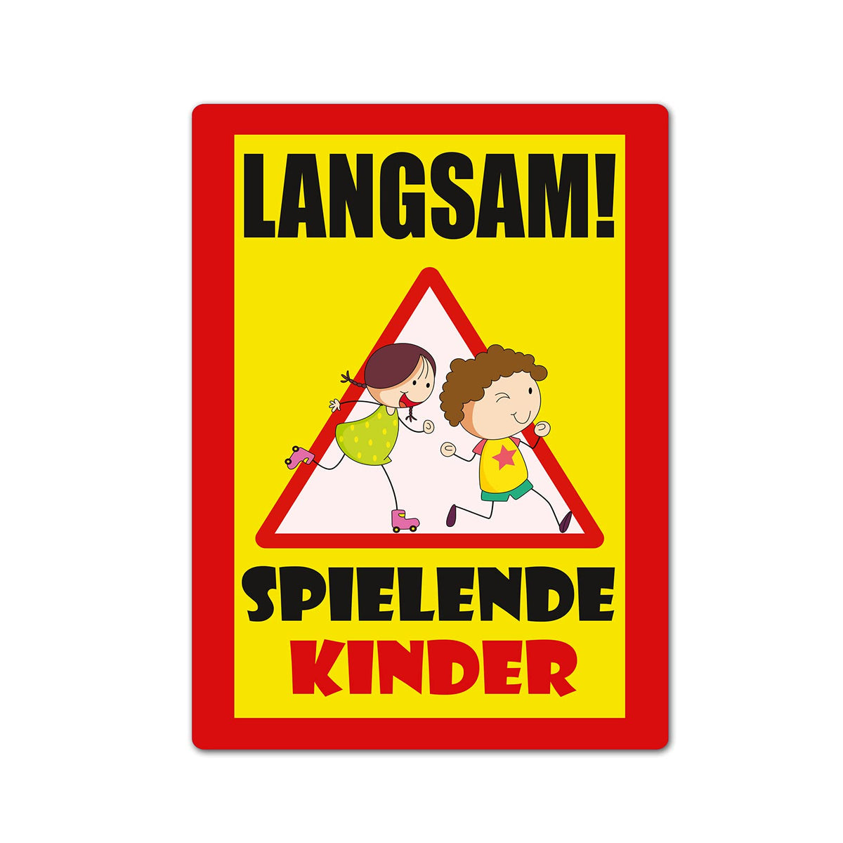 STROBO XXL PVC-Schild "Feuerwehrzufahrt" 40 x 30 cm mit UV-Schutz