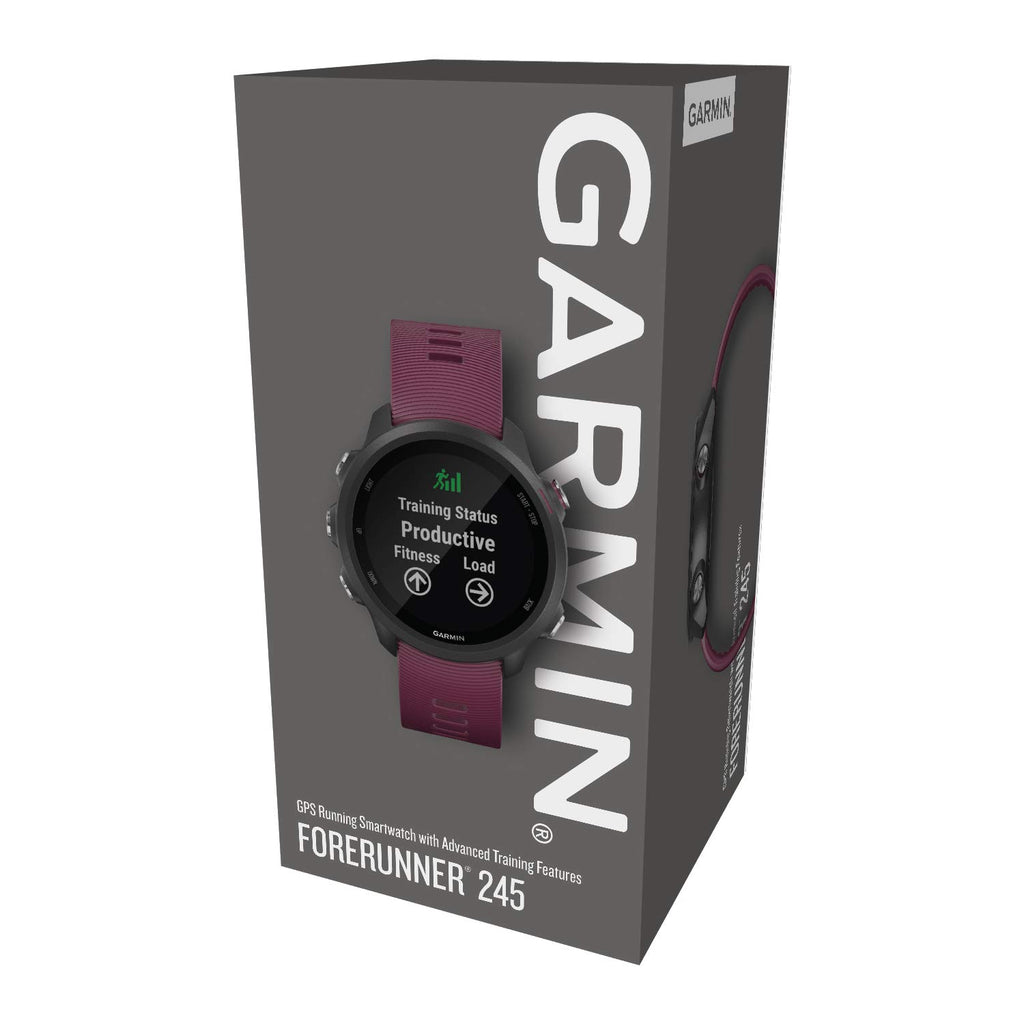 Garmin Forerunner 245 – GPS-Laufuhr mit individuellen Trainingsplänen, speziellen Lauffunktionen und detaillierter Trainingsanalyse. 1,2" (3 cm) Farbdisplay (Generalüberholt)