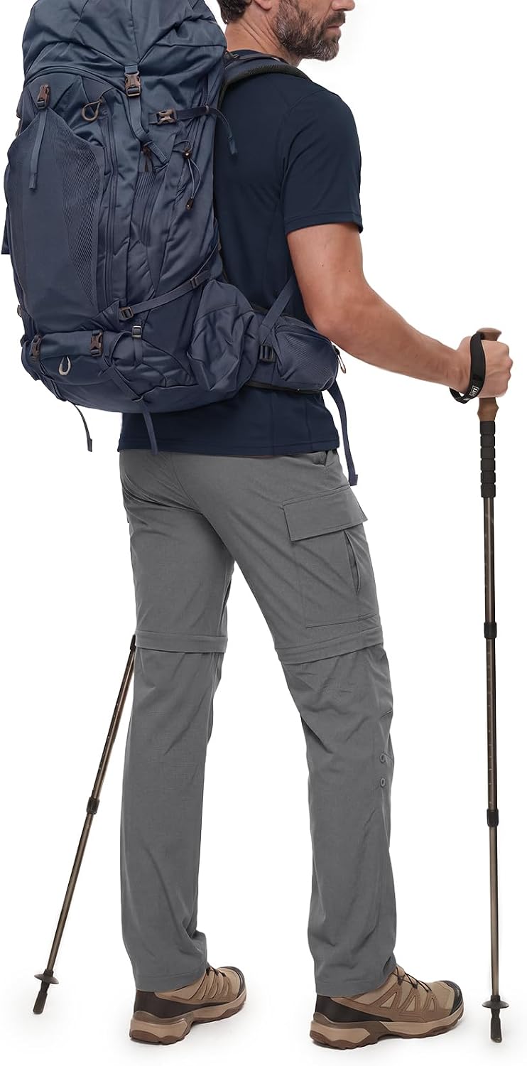 Wespornow Wanderhose Herren Zip-Off: 3 in 1 Atmungsaktiv für Trekking
