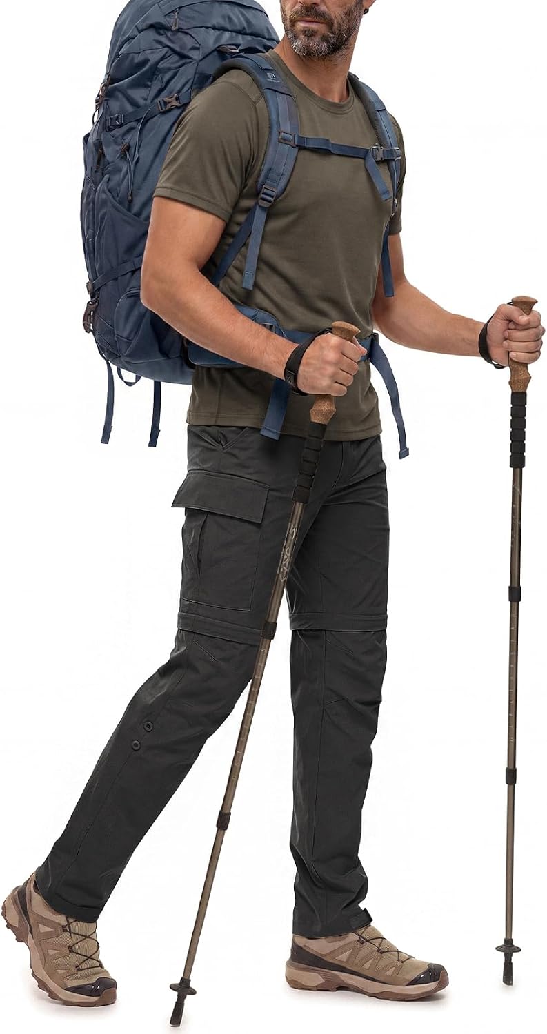 Wespornow Wanderhose Herren Zip-Off: 3 in 1 Atmungsaktiv für Trekking