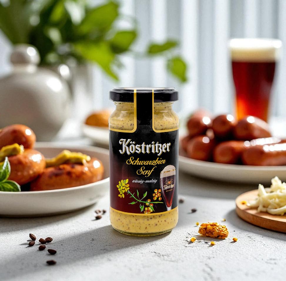 Altenburger Original Bierkiste - drei mit Bier verfeinerte Senfsorten als Geschenk-Set (3-teilig), Geschenkbox für Männer und Frauen