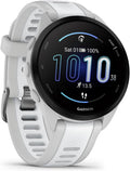Garmin Forerunner 165 43mm - Lauf-Smartwatch, 1,2" AMOLED Touchscreen, bis zu 11 Tage Akkulaufzeit, 25+ Sport-Apps, Trainingsempfehlungen, Gesundheitsdaten, smarten Funktionen