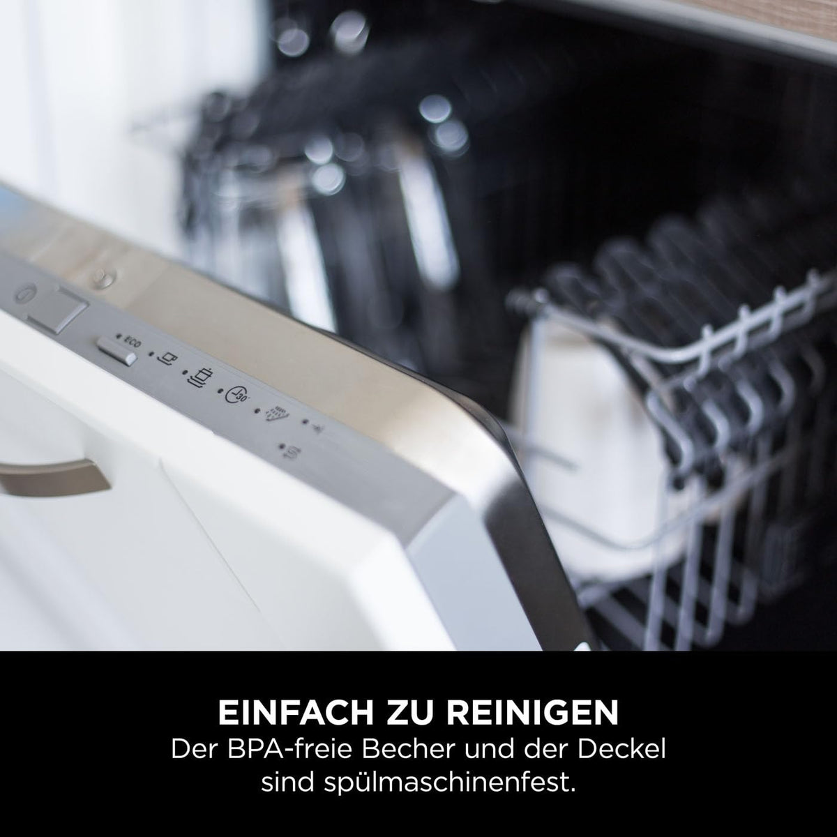 Ninja Blast Tragbarer Mixer / Blender / Smoothie Maker, 530ml Becher, Auslaufsicherer Deckel, Leistungsstarker Mini Standmixer, Kabellos & Wiederaufladbar, Zerkleinert Eis & Obst, Blau, BC151EUNV