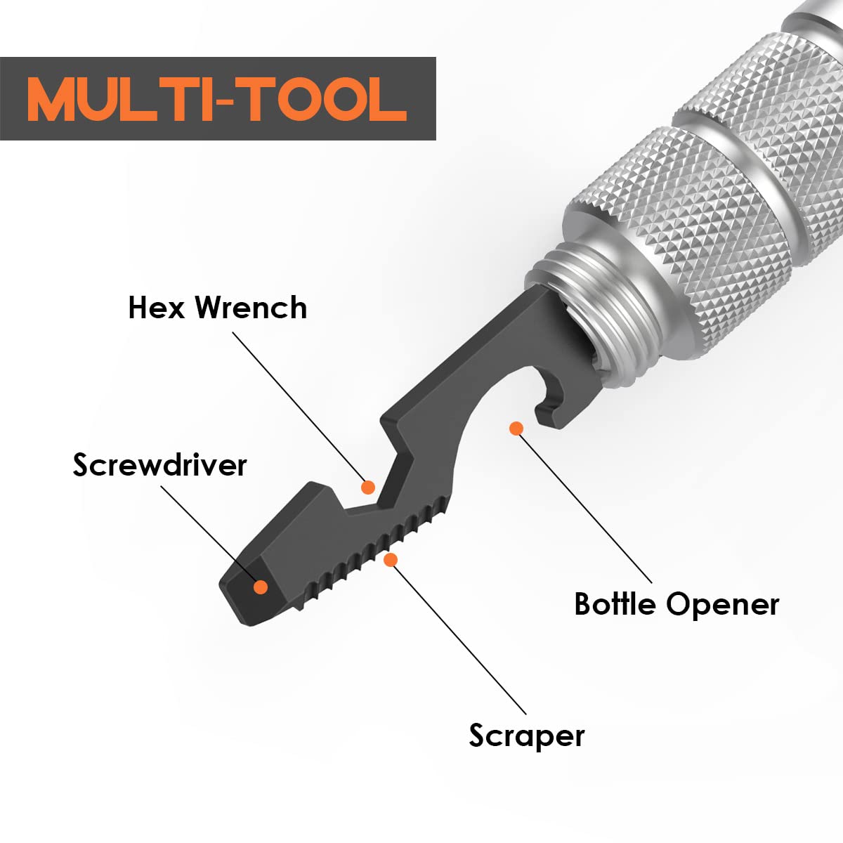 BIIB Geschenke für Männer, Multitool Pen mit LED für Feuerwehr Geschenk