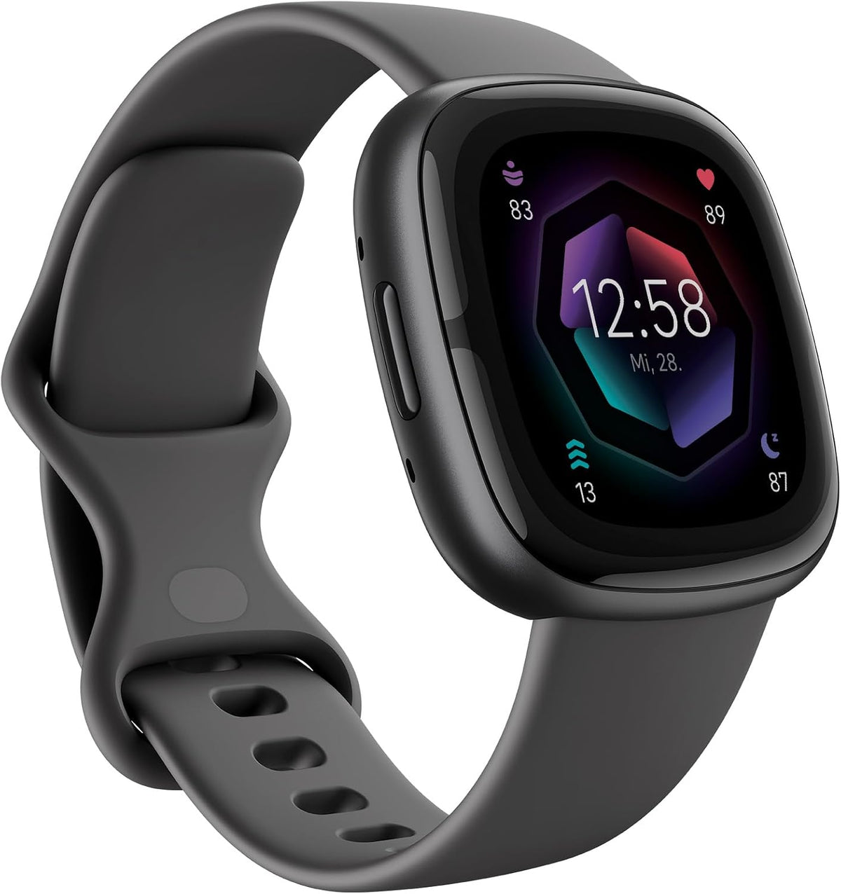 Google Fitbit Sense 2 – Smartwatch Damen / Herren – Fitnessuhr mit integriertem GPS und Telefonfunktion – Fitness-Tracking mit Stressmanagement, EKG und Schlafanalyse – kompatibel mit Android/iOS