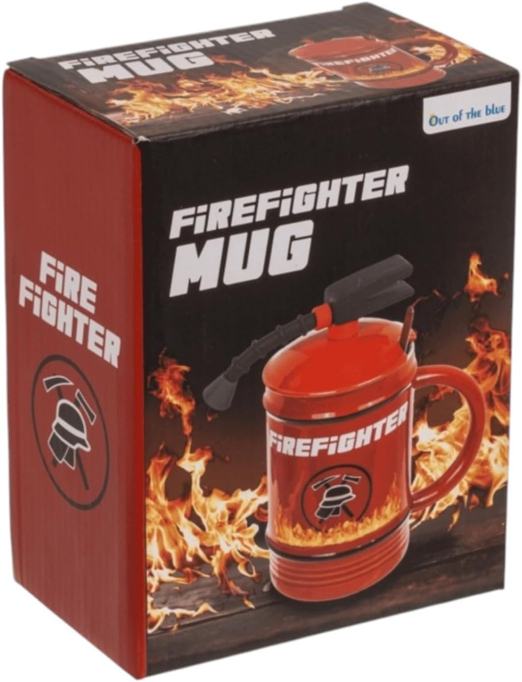 Feuerwehr Tasse mit Deckel und Löffel