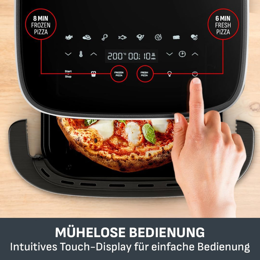 Tefal Dual Easy Fry Heißluftfritteuse 8,3 L mit 2 Kammern