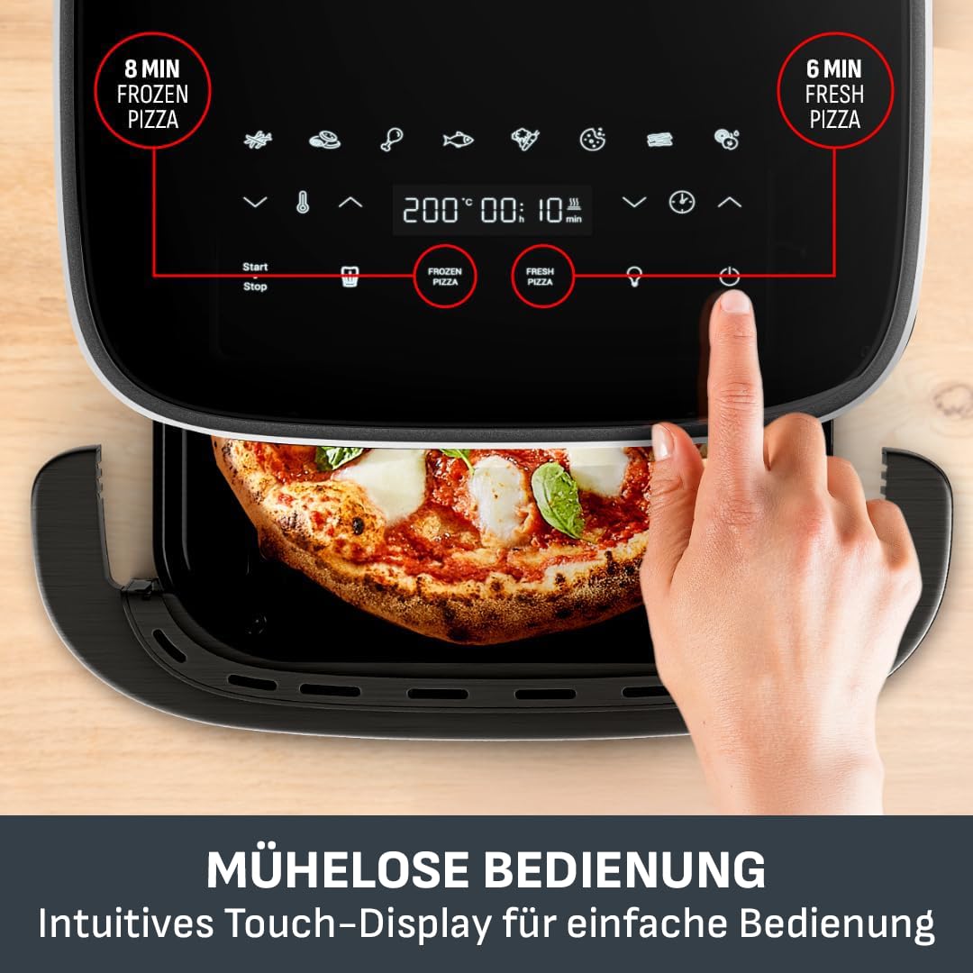 Tefal Dual Easy Fry Heißluftfritteuse 8,3 L mit 2 Kammern