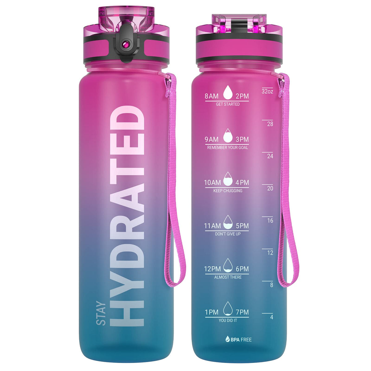 Sahara Sailor Trinkflasche, Tritan 1L/500ML/750ML Wasserflasche 1 Flasche