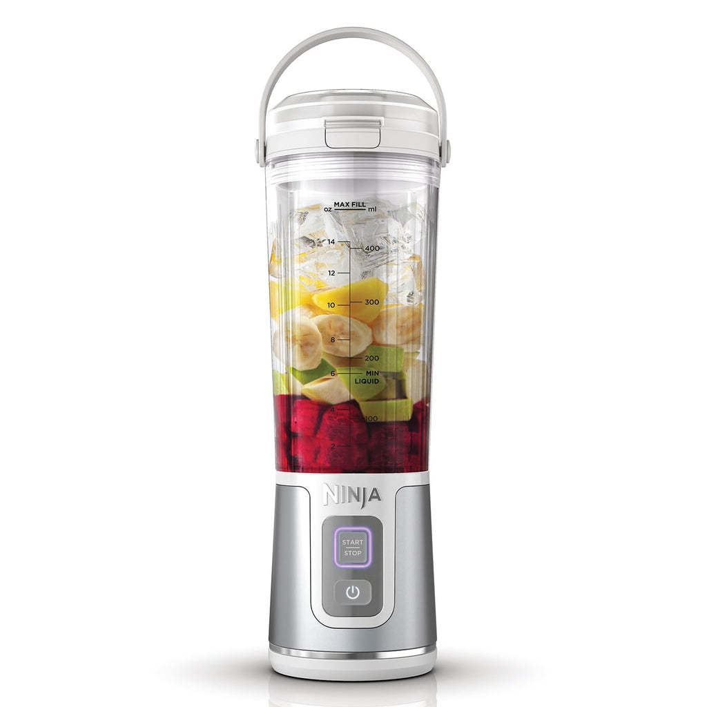 Ninja Blast Tragbarer Mixer / Blender / Smoothie Maker, 530ml Becher, Auslaufsicherer Deckel, Leistungsstarker Mini Standmixer, Kabellos & Wiederaufladbar, Zerkleinert Eis & Obst, Blau, BC151EUNV
