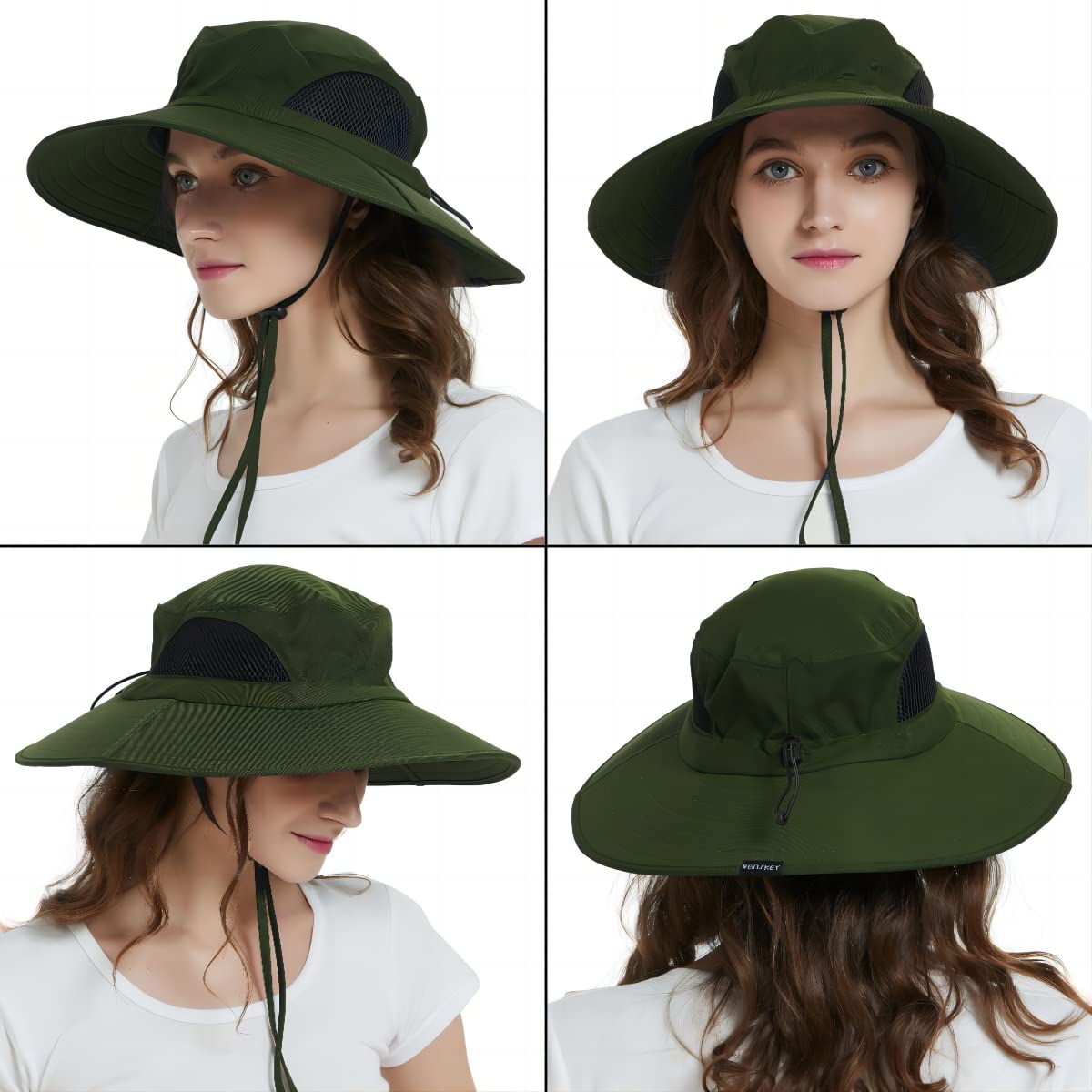EINSKEY Breitkrempe Sonnenhut, wasserdichter Buschhut für Damen und Herren