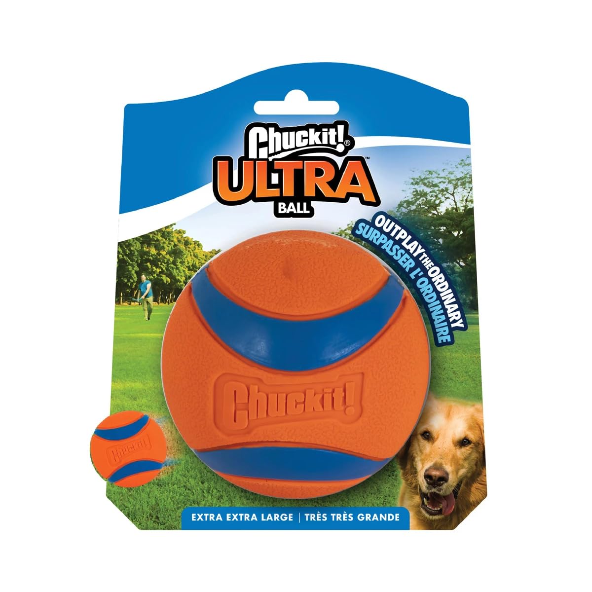 Chuckit! Ultra Ball Medium 1er Pack (2 Bälle) Multicolor