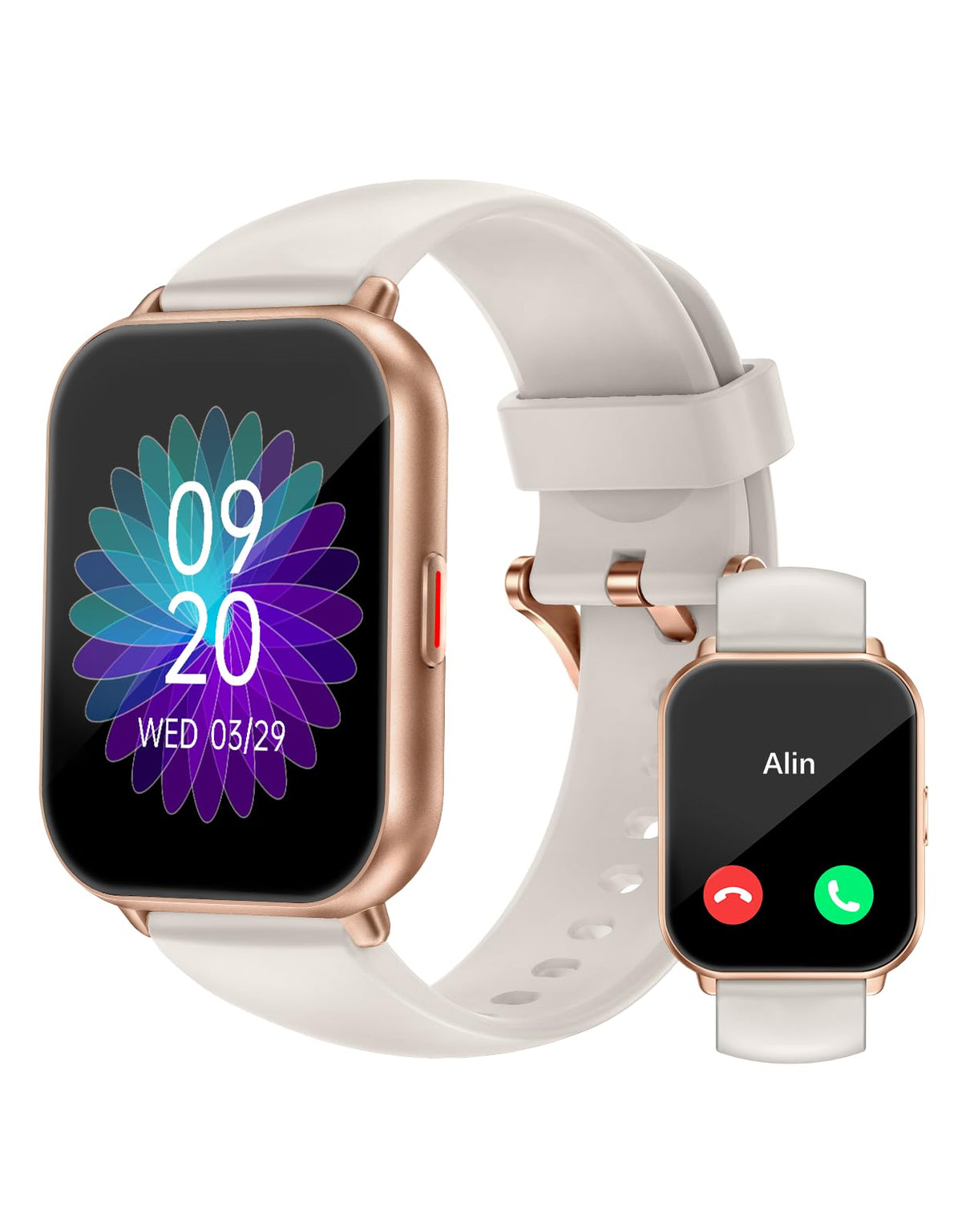 Smartwatch mit Telefonfunktion,Smartwatch für Damen Herren 1.85'' HD Screen