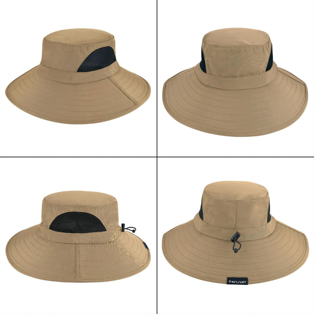 EINSKEY Breitkrempe Sonnenhut, wasserdichter Buschhut für Damen und Herren