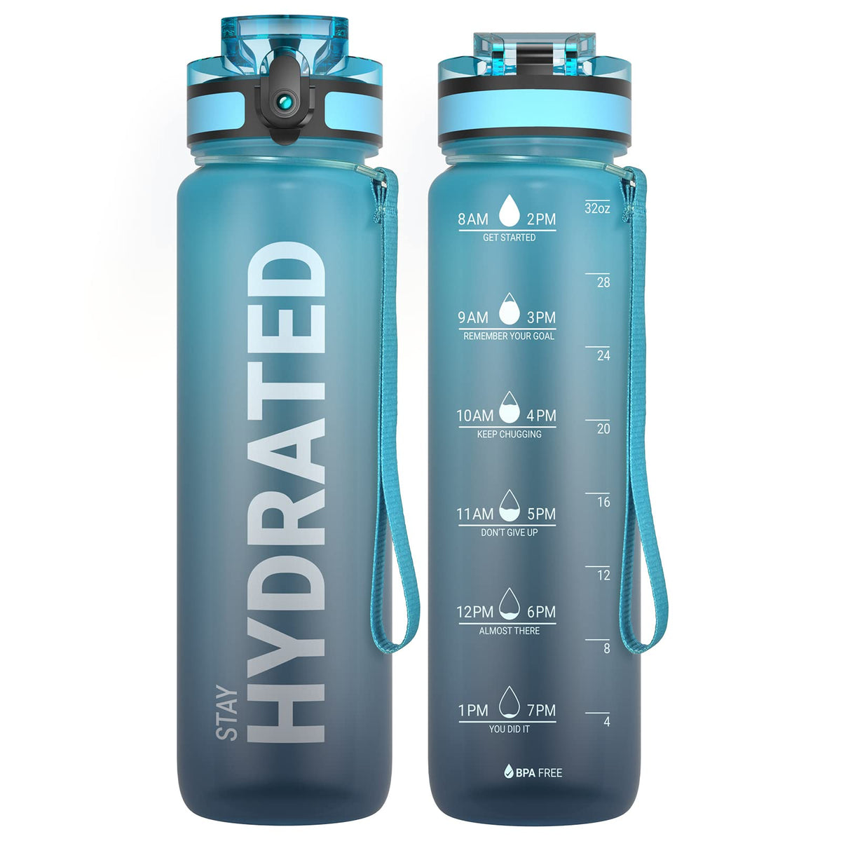 Sahara Sailor Trinkflasche, Tritan 1L/500ML/750ML Wasserflasche 1 Flasche