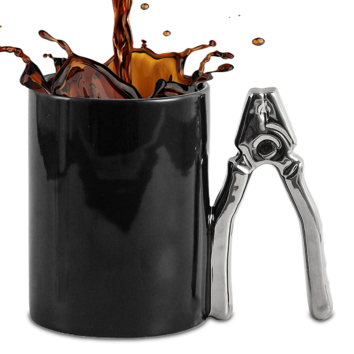 ZONSUSE Feuerlöscher Tasse Personalisiert,Becher in Form Eines Feuerlöschers,Kaffeebecher Porzellan,Lustige Geschenke für Männer Frauen Firemen Liebhaber Freunde Kollegen Kinder Geburtstage (Rot)