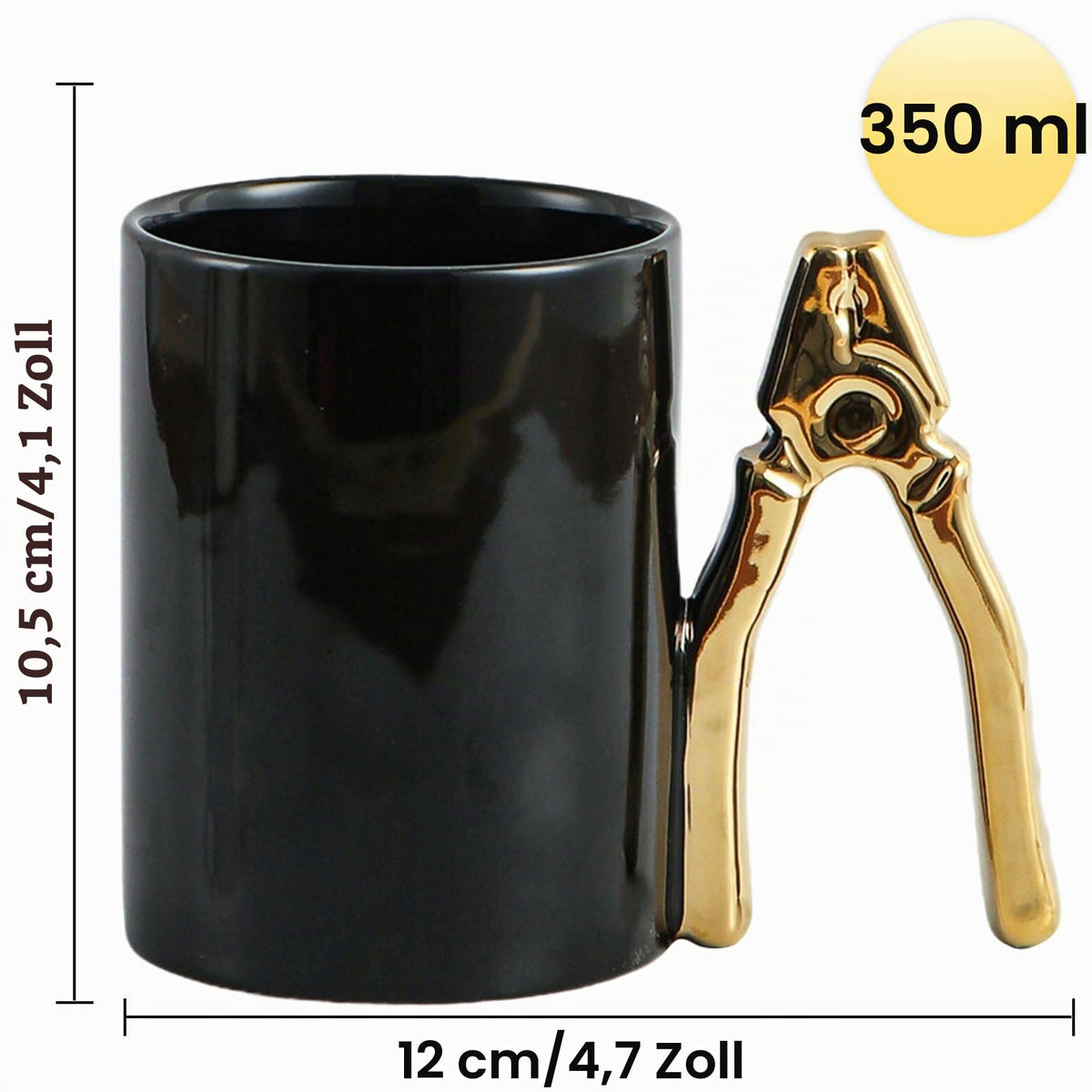 ZONSUSE Feuerlöscher Tasse Personalisiert,Becher in Form Eines Feuerlöschers,Kaffeebecher Porzellan,Lustige Geschenke für Männer Frauen Firemen Liebhaber Freunde Kollegen Kinder Geburtstage (Rot)