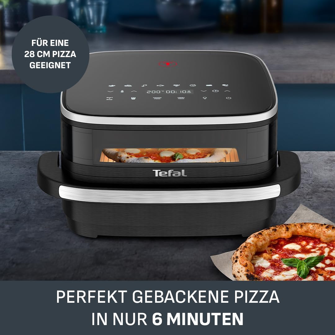 Tefal Dual Easy Fry Heißluftfritteuse 8,3 L mit 2 Kammern