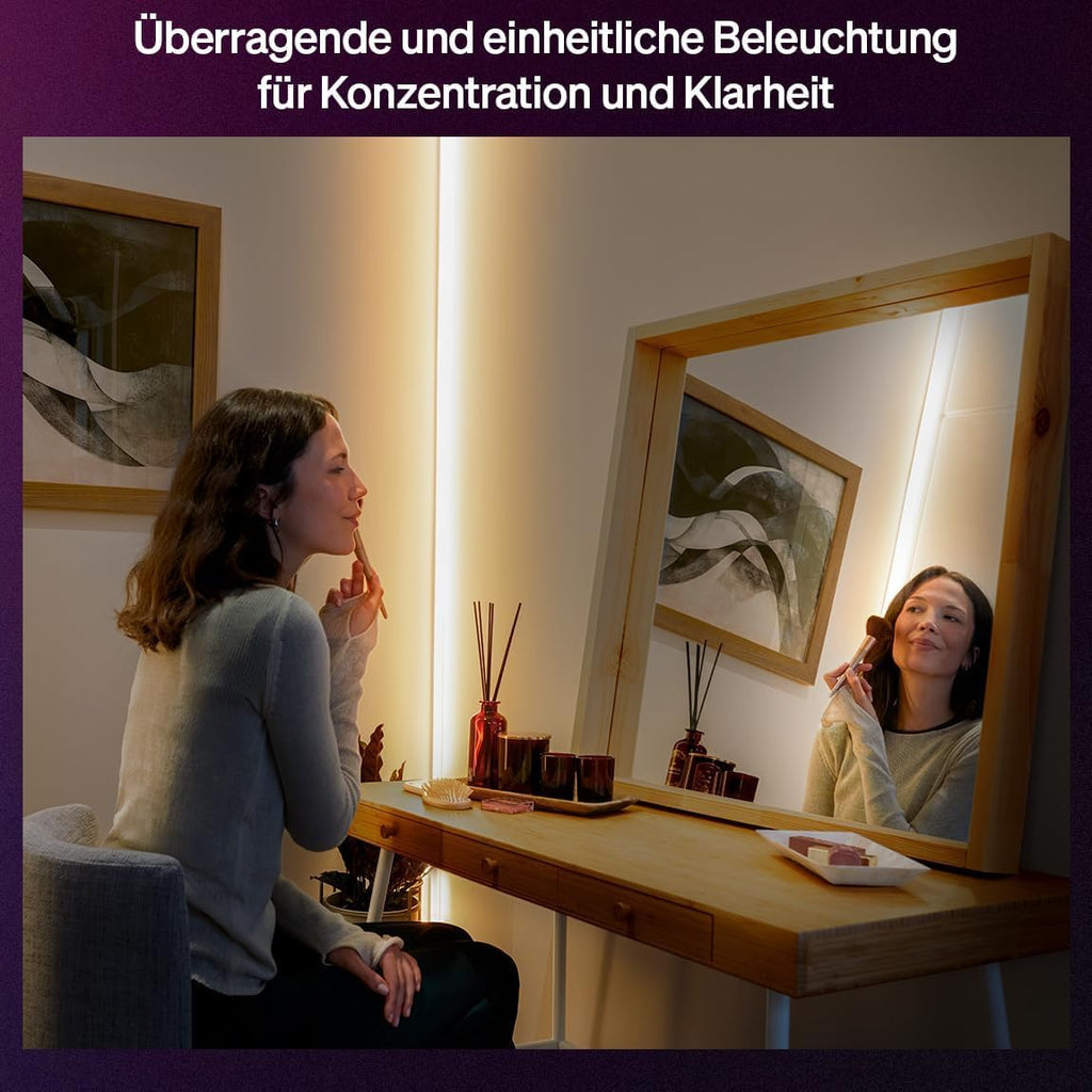 Philips Hue OmniGlow Mikro LED-Lightstrip, Ambientebeleuchtung, 3m