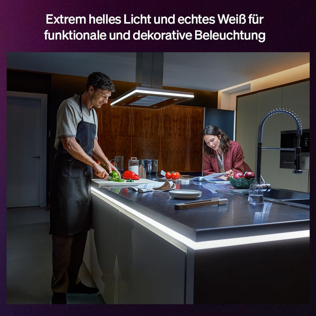 Philips Hue OmniGlow Mikro LED-Lightstrip, Ambientebeleuchtung, 3m