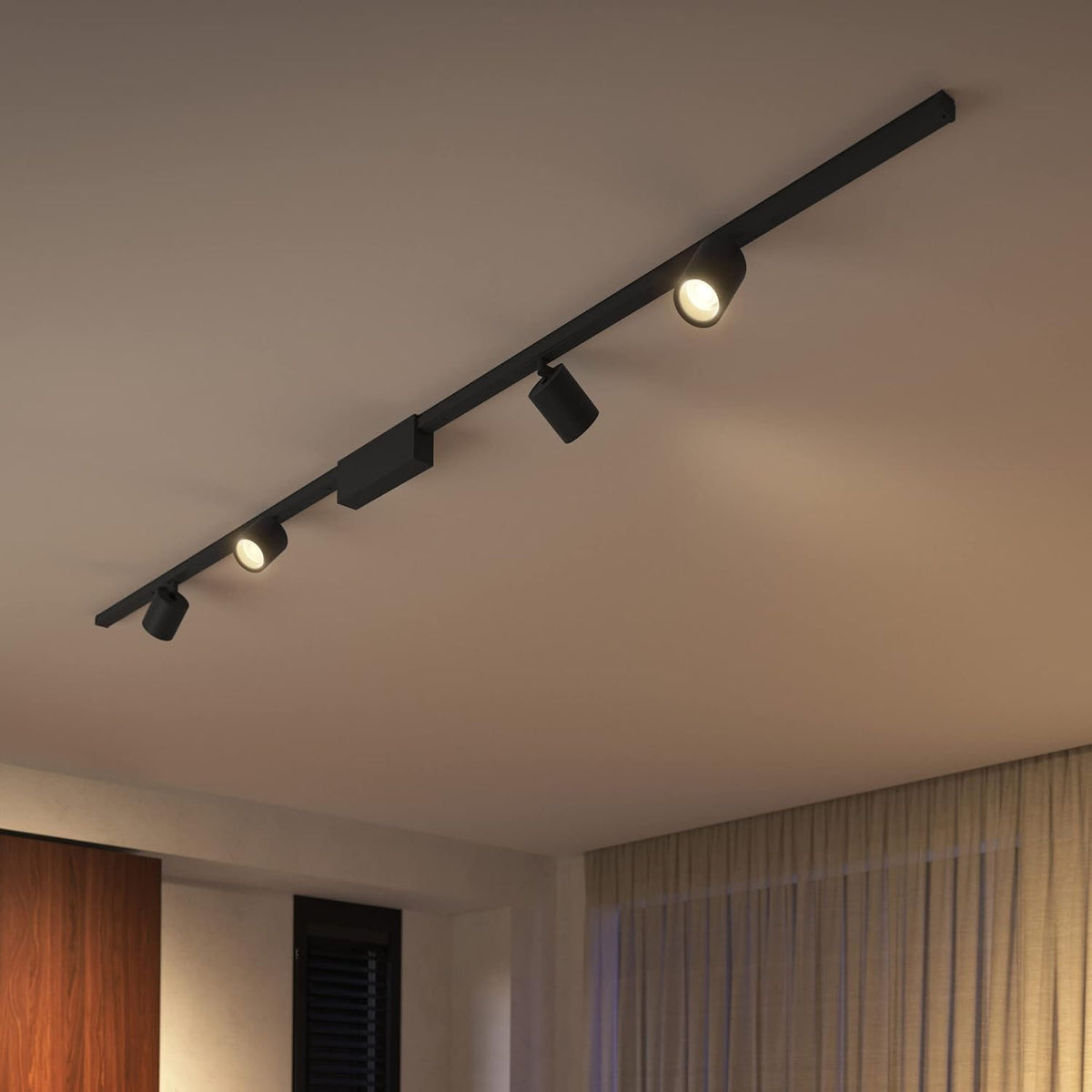 Philips Hue Perifo opbouwspot - wit en gekleurd licht - zwart - uitbreiding