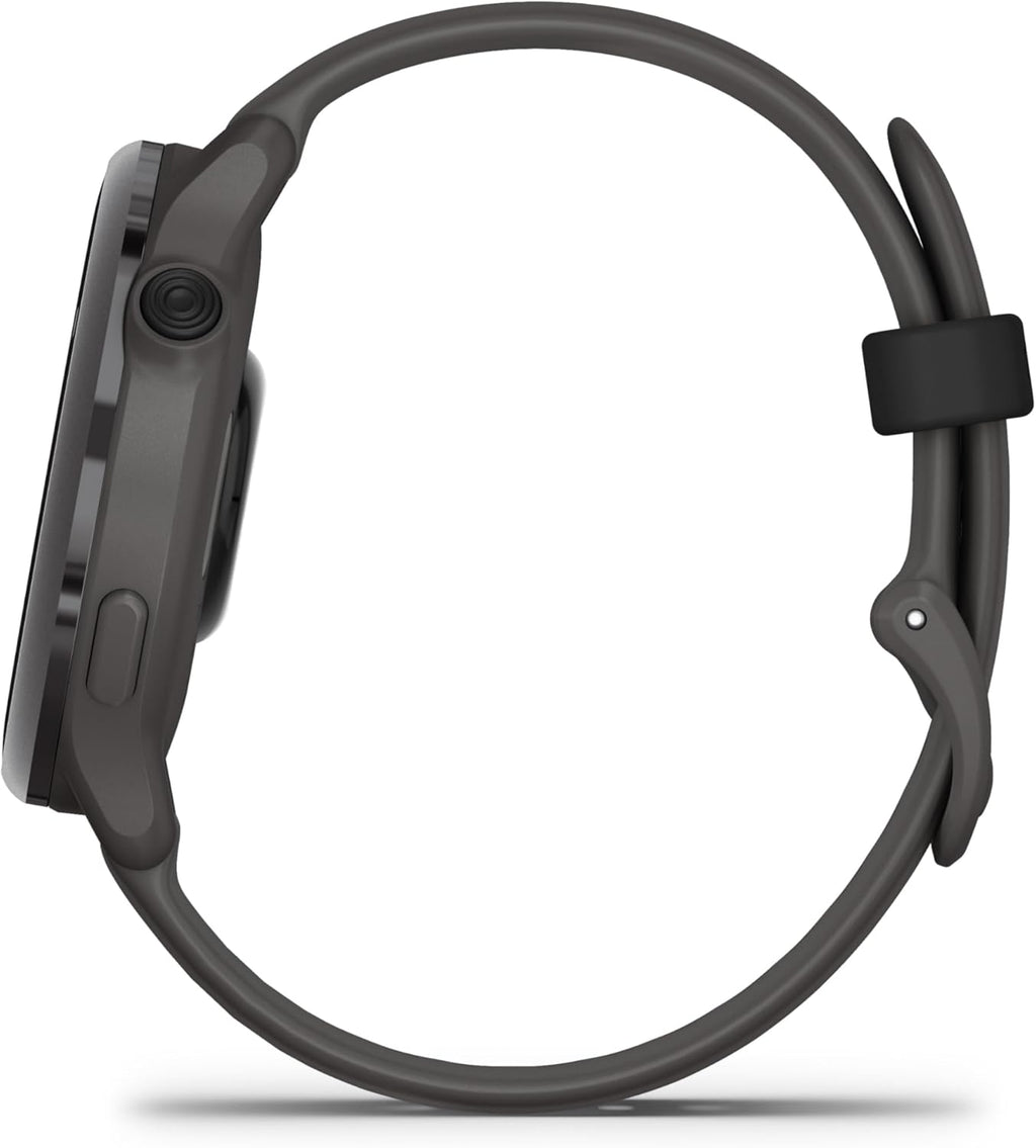 Garmin Vivoactive 6, 42 mm, GPS-Fitness-Smartwatch, Kieselgrau/Schiefergrau
