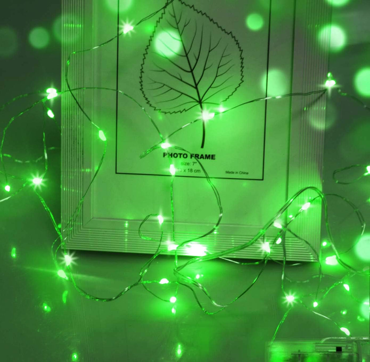cshare Halloween Deko Lichterkette, Herbst lichterkette, 16.4ft/5m 50LEDs Orange Fall Fairy Lichter,Halloween Dekorationen String IP65 wasserdicht Zelt Lichter für kürbis Dach Fenster Party(Orange)