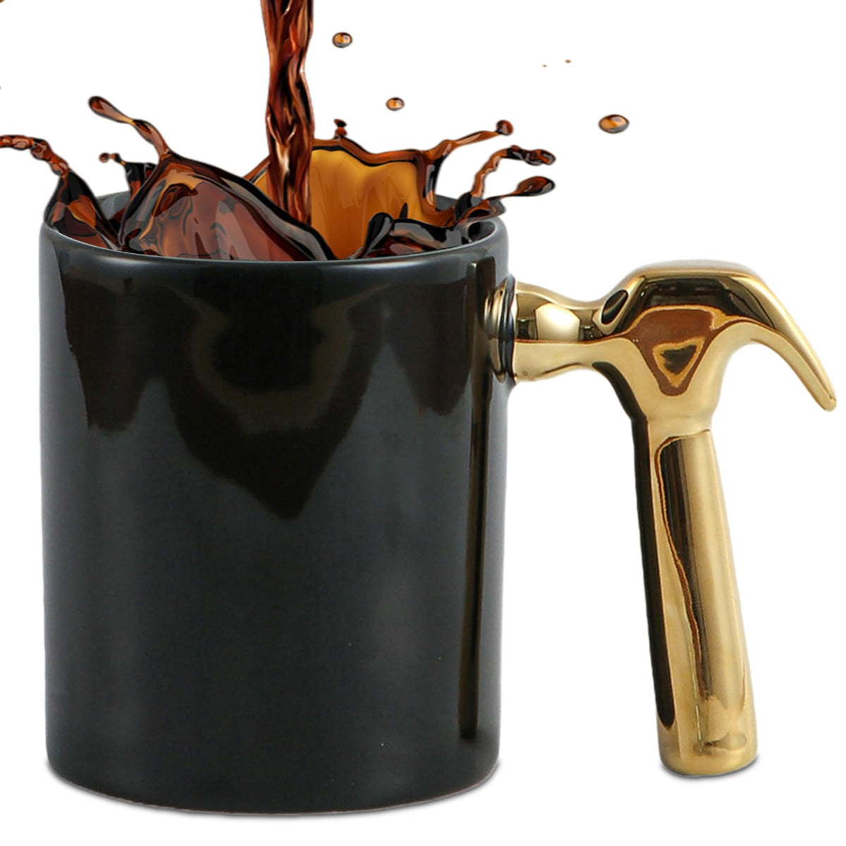 ZONSUSE Feuerlöscher Tasse Personalisiert,Becher in Form Eines Feuerlöschers,Kaffeebecher Porzellan,Lustige Geschenke für Männer Frauen Firemen Liebhaber Freunde Kollegen Kinder Geburtstage (Rot)