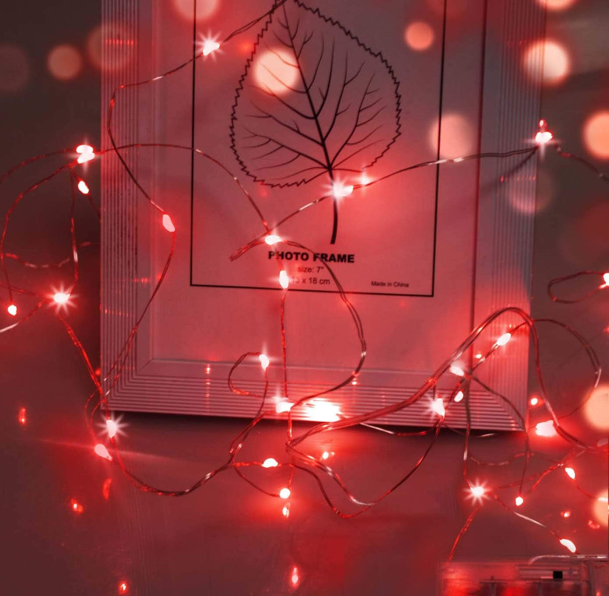 cshare Halloween Deko Lichterkette, Herbst lichterkette, 16.4ft/5m 50LEDs Orange Fall Fairy Lichter,Halloween Dekorationen String IP65 wasserdicht Zelt Lichter für kürbis Dach Fenster Party(Orange)