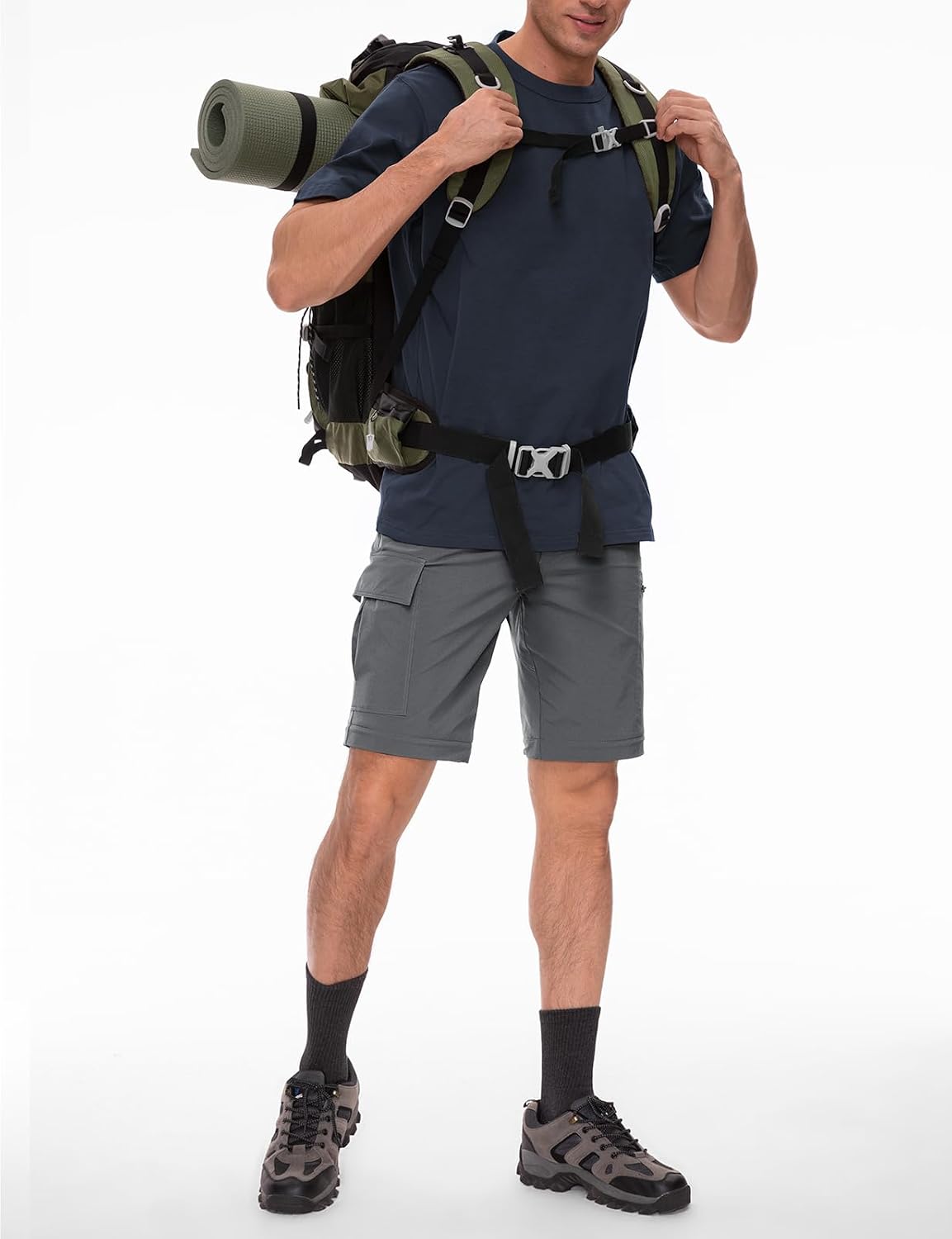 Wespornow Wanderhose Herren Zip-Off: 3 in 1 Atmungsaktiv für Trekking