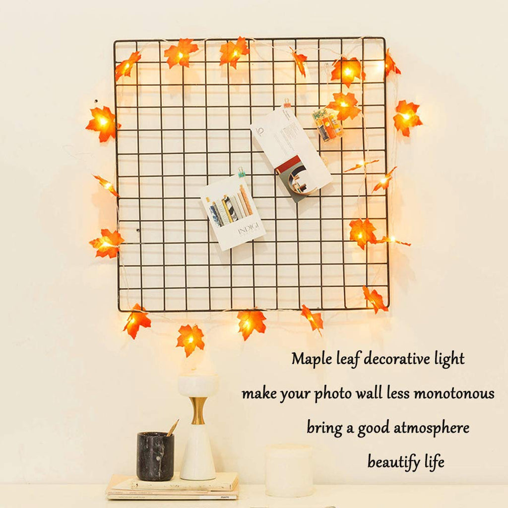 Herbst lichterkette, Herbst Blättergirlande,lichterkette,30 Ahornblatt Licht,Länge 3 Meter Benutzt für herbstdeko und weihnachtsdeko halloween deko party deko tischdeko