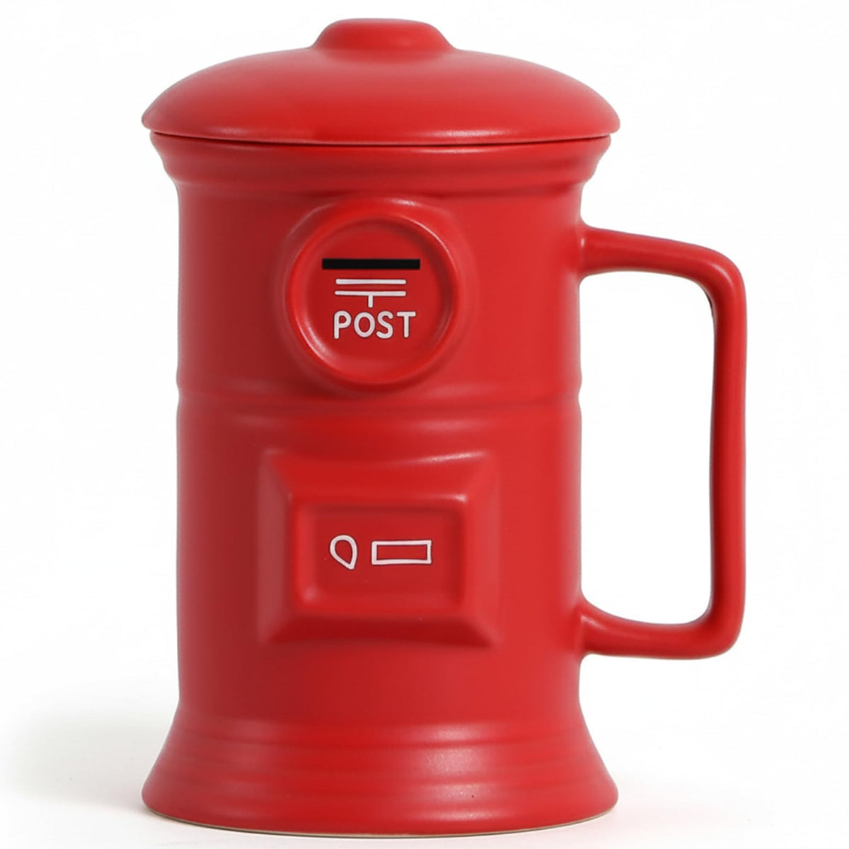 ZONSUSE Feuerlöscher Tasse Personalisiert,Becher in Form Eines Feuerlöschers,Kaffeebecher Porzellan,Lustige Geschenke für Männer Frauen Firemen Liebhaber Freunde Kollegen Kinder Geburtstage (Rot)