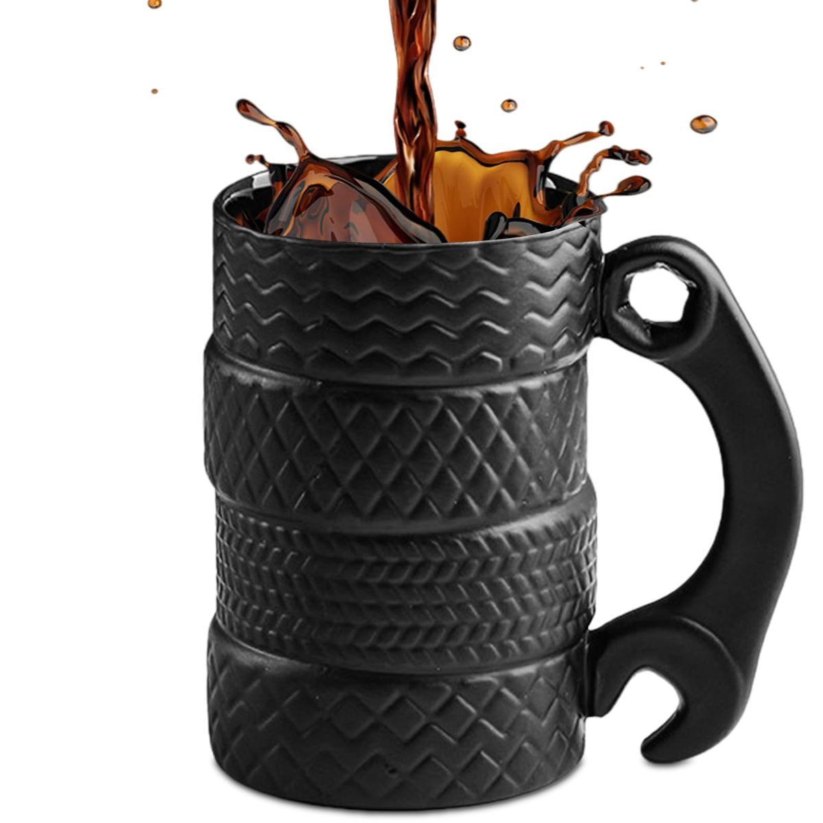 ZONSUSE Feuerlöscher Tasse Personalisiert,Becher in Form Eines Feuerlöschers,Kaffeebecher Porzellan,Lustige Geschenke für Männer Frauen Firemen Liebhaber Freunde Kollegen Kinder Geburtstage (Rot)