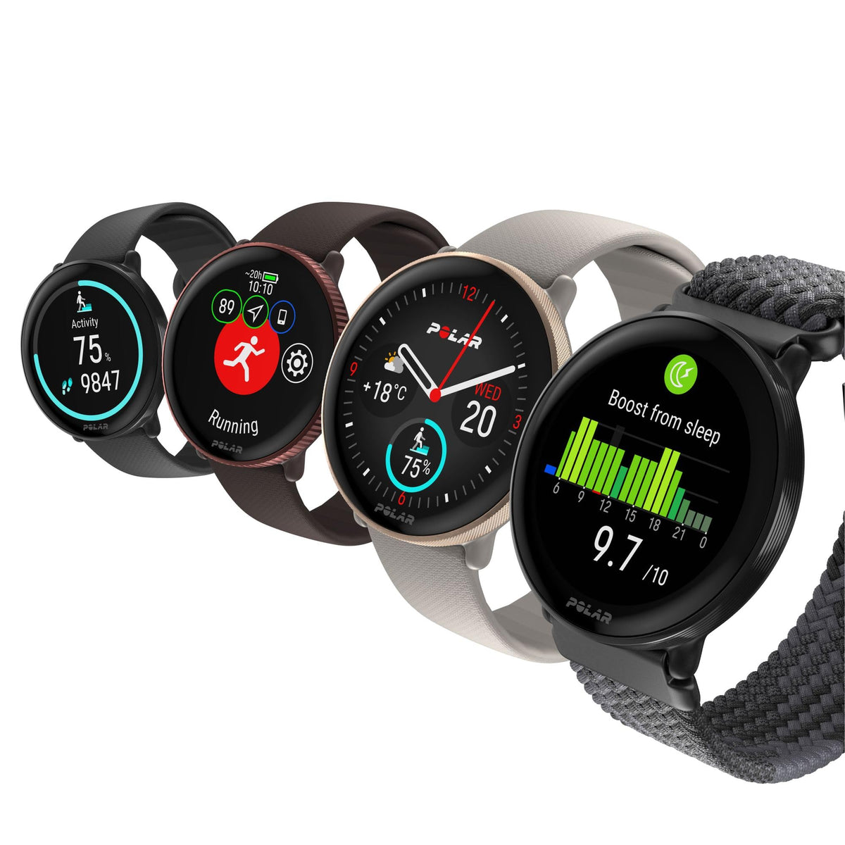 Polar Ignite 3 AMOLED GPS Fitness Smartwatch