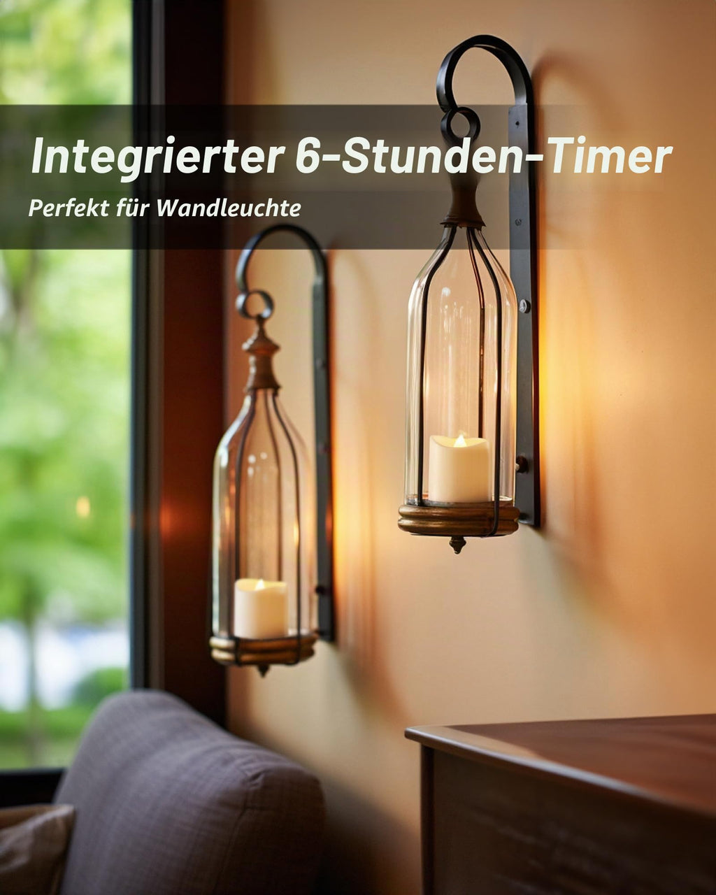 Homemory 12 led teelichter mit Timer, elektrische flackernde batteriebetriebene Kerzen, 6 Stunden an und 18 Stunden aus, 3.2x3.6 cm, Plastik