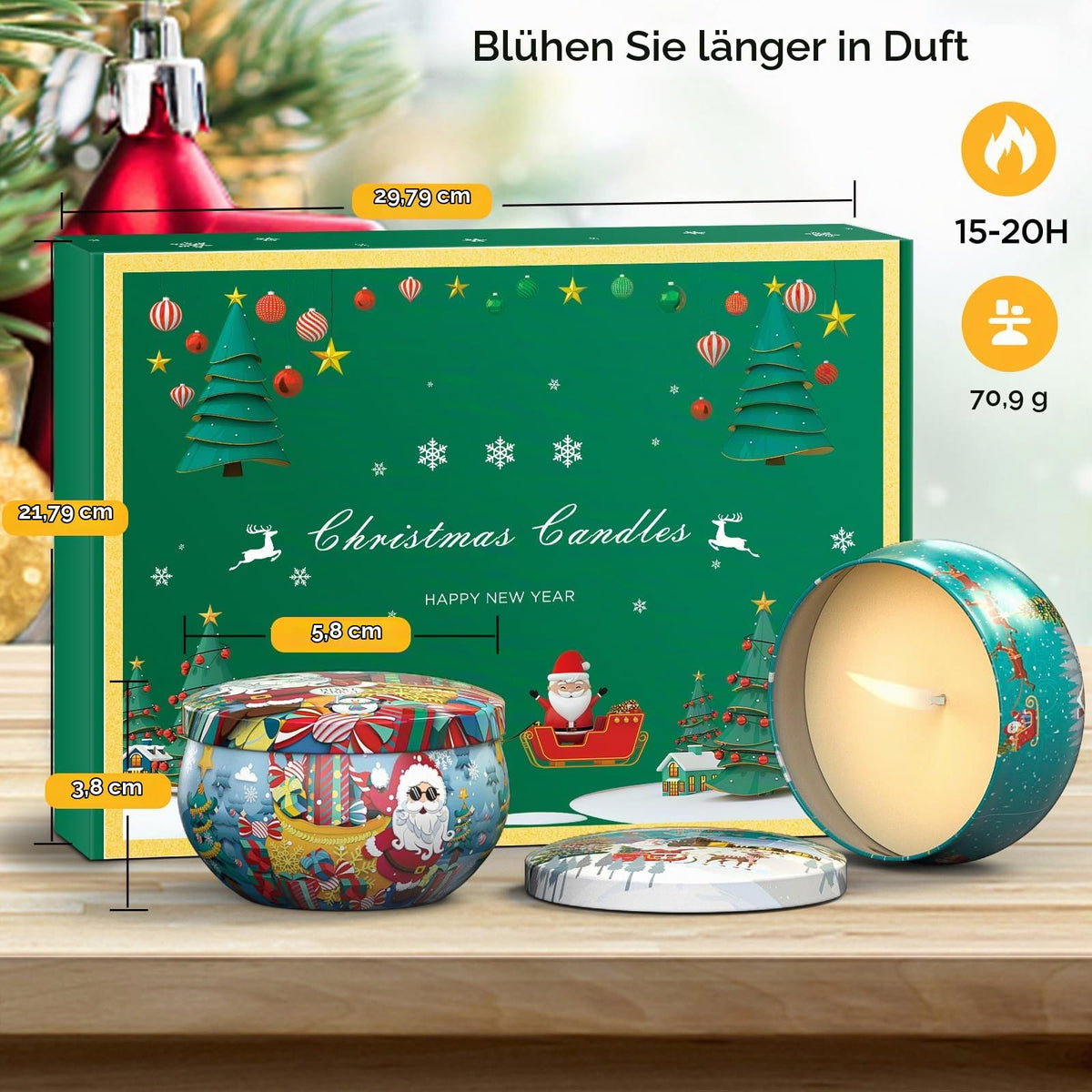 Primevolve Duftkerzen Geschenkset 12 Stück 2.5 OZ，Geburtstagsgeschenk für, Geschenke für ，Personalisierte Geschenke für Weihnachten,Jahrestag, Bad, Yoga, Kleine Geschenke für