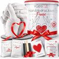 GipsME – DAS ORIGINAL - 3D Handabdruck Set für Paare – Gipsabdruck Hände - Partner und Pärchen Geschenke für Frauen und Männer für Valentinstag, Hochzeitstag, Jahrestag Geschenk für Sie und Ihn